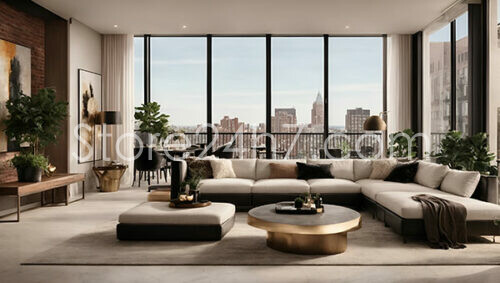 Luxurious Urban Apartment Interior