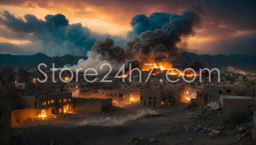 Twilight Blaze Amidst Yemen Conflict