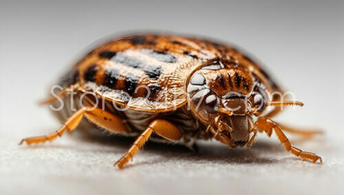 Close-Up AI-Generated Image of a Bed Bug