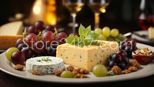 Elegant Cheese Platter Assortment