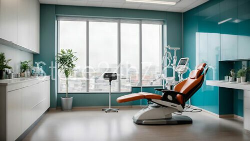 Modern Dental Office with City View