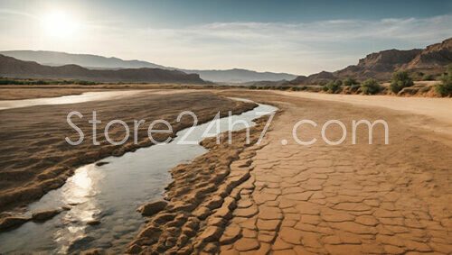Colorado Riverbed Drought Climate Change