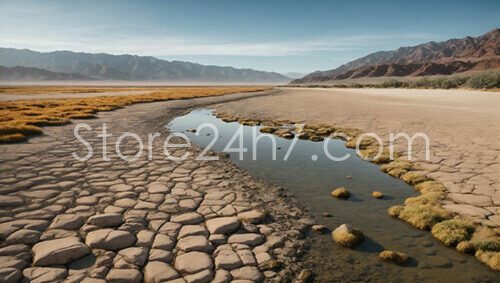 Spanish Riverbed Desiccation Climate Crisis
