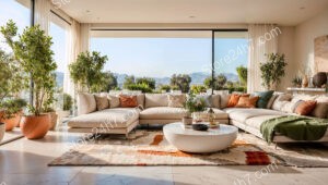 Chic Open Space Living Design