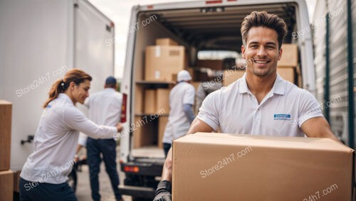 Friendly Teamwork Expert Moving Service