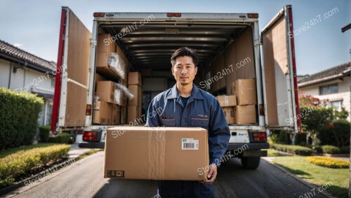 Mover Loading Truck with Precision