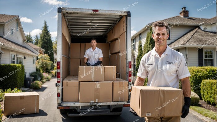 Teamwork in Professional Moving Service