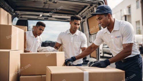 Teamwork in Professional Moving Service