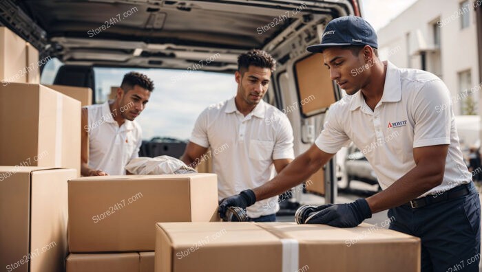 Teamwork in Professional Moving Service