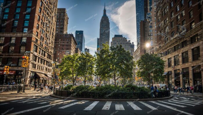 Manhattan Morning Empire State View