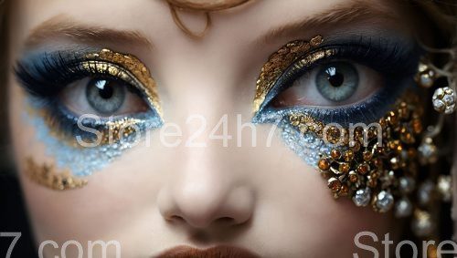 Baroque Inspired Golden Eye Makeup
