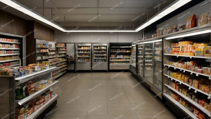 Sleek Modern Grocery Store Layout