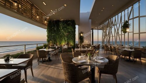 San Diego Beachfront Elegant Dining Space