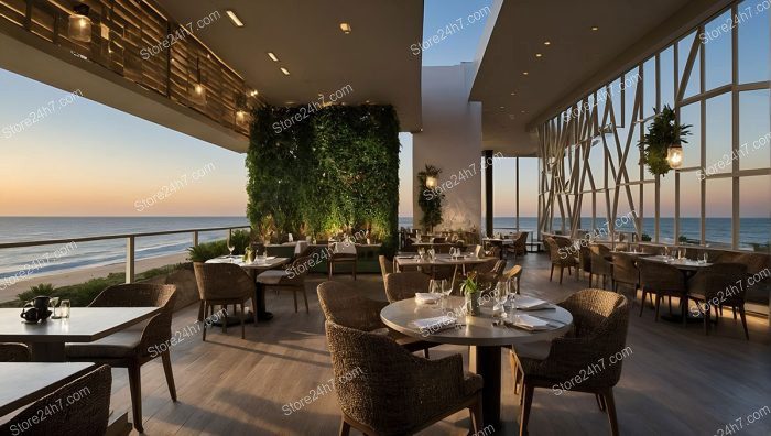 San Diego Beachfront Elegant Dining Space