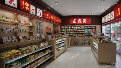 Traditional Chinese Medicine Shop Interior