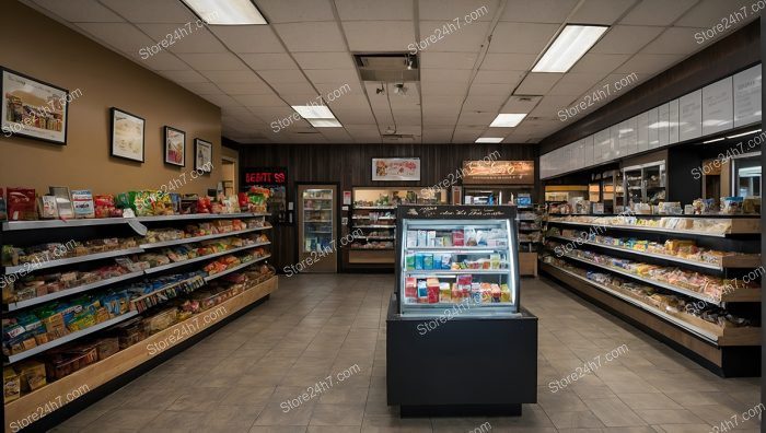 Cozy Deli Store Interior Display
