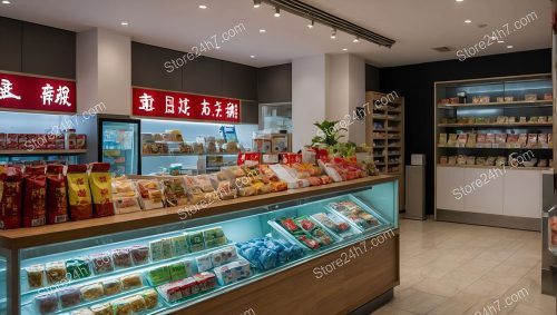 Asian Grocery Store Pristine Interior