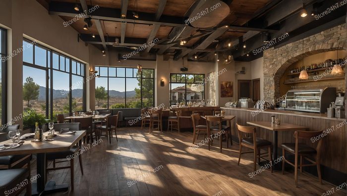 Rustic Chic Mountain View Restaurant
