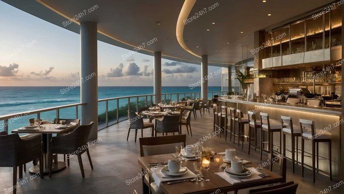 Seaside Restaurant with Ocean View Elegance