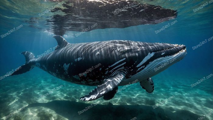 Majestic Underwater Whale Encounter