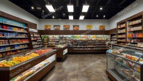 Sophisticated Grocery Store Interior Display