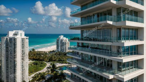 Sleek Miami Beachfront Condo Views