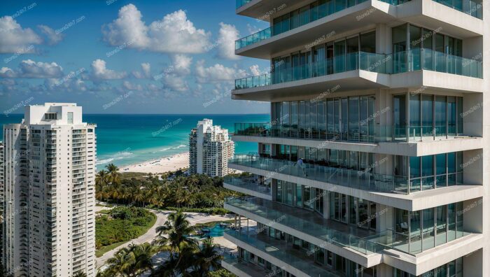 Sleek Miami Beachfront Condo Views