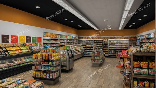 Contemporary Grocery Store Interior