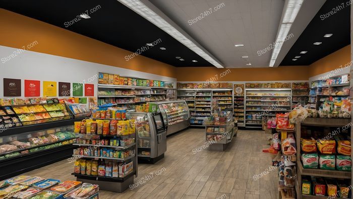 Contemporary Grocery Store Interior