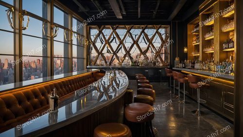 Elevated Bar with Stunning City Views