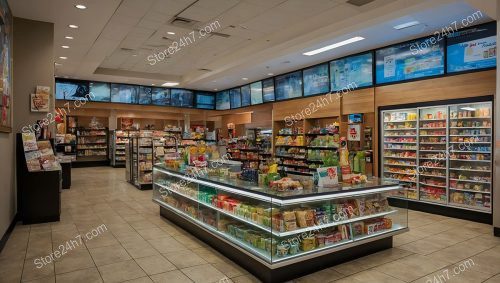 Modern Supermarket Interior Clean Design