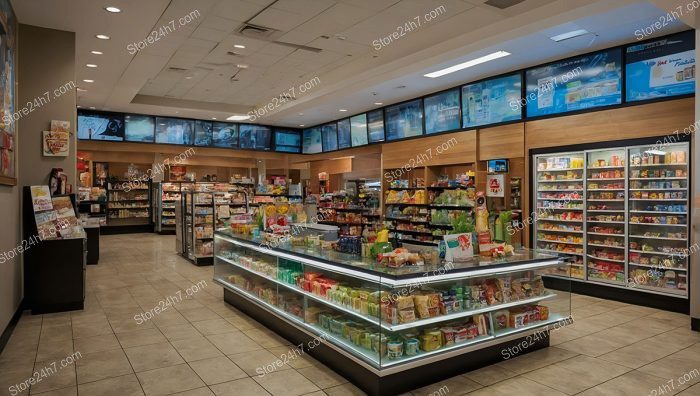 Modern Supermarket Interior Clean Design