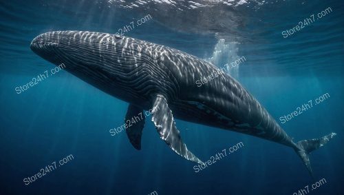 Majestic Underwater Whale Portrait