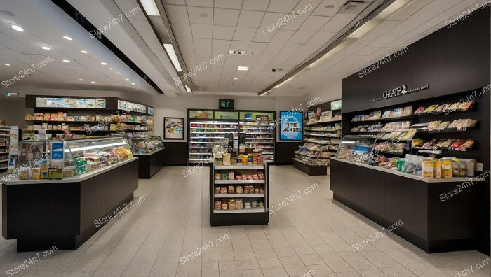 Streamlined Supermarket Layout and Lighting