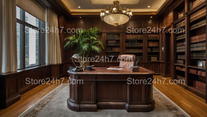 Elegant Law Office Interior Design