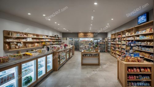 Chic Boutique Grocery Shop Interior