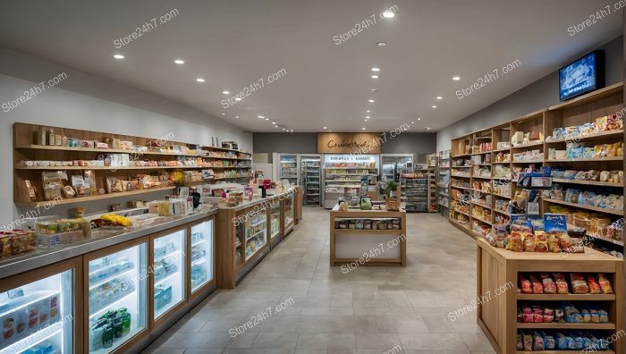 Chic Boutique Grocery Shop Interior
