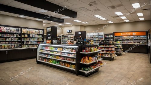 Contemporary Grocery Shop Interior Display