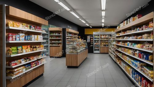 Contemporary Deli Store Interior View