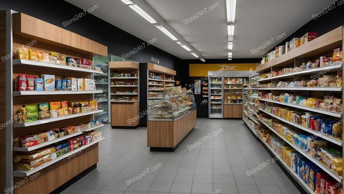 Contemporary Deli Store Interior View