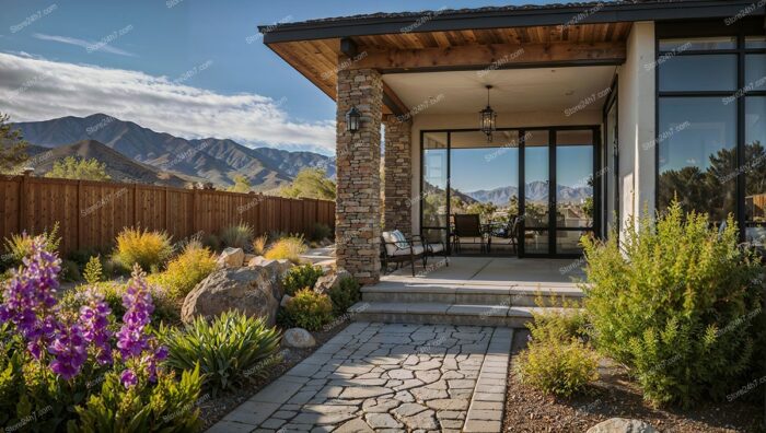 Modern Desert Home with Mountain View