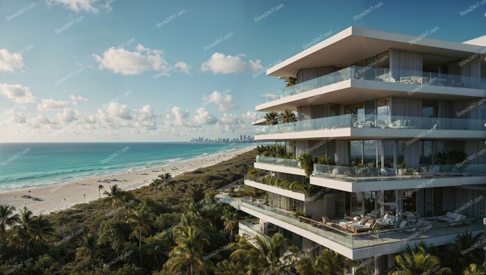Modern Coastal Condo Skyline View Florida