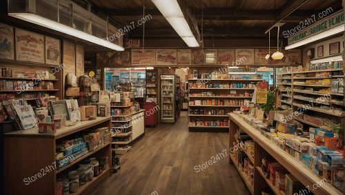 Vintage General Store Shopping Aisle