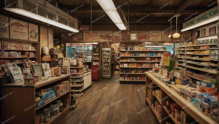 Vintage General Store Shopping Aisle