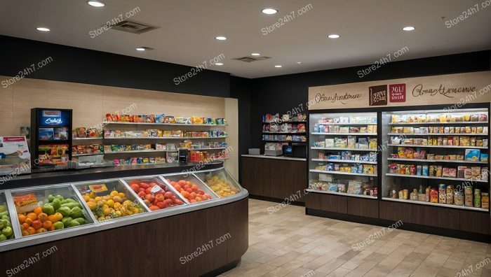 Sleek Supermarket Interior Design Display
