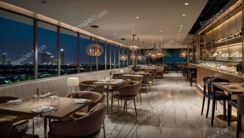 Elegant Florida Restaurant Night View