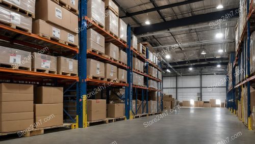 Modern Warehouse Storage Facility Interior