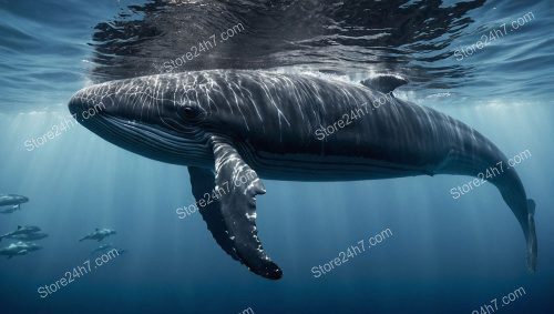 Whale Underwater Gentle Giant Grace