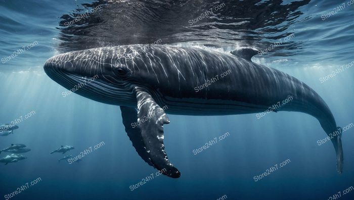 Whale Underwater Gentle Giant Grace