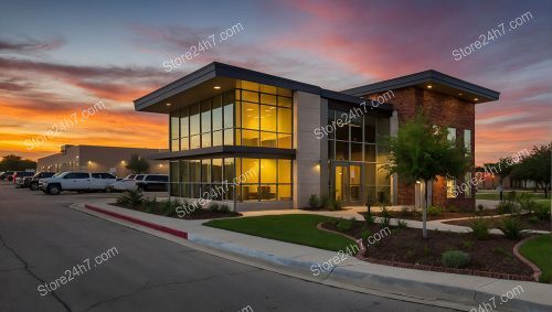 Sunset Embrace Corporate Office Design